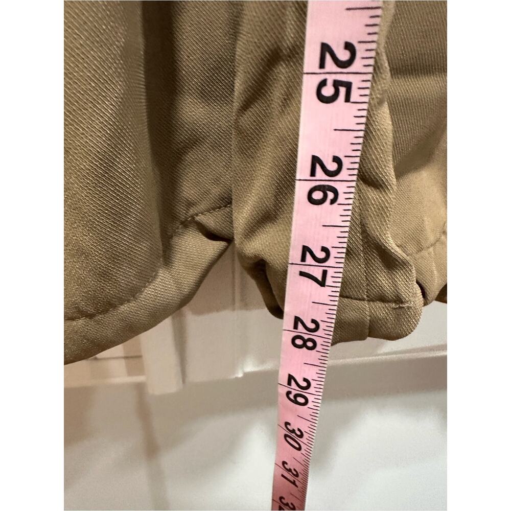 Modern Works Pants Cargo Jogger Large Tan Elastic Waist NWT Drawstring Ankle Hem - Picture 14 of 14